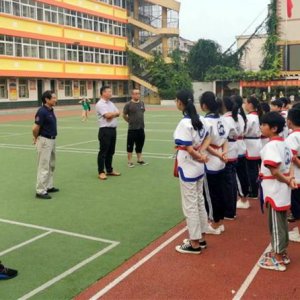 中國跤在潁南小學“生根開花”